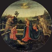 Filippino Lippi The Adoration of the Infant Christ china oil painting reproduction